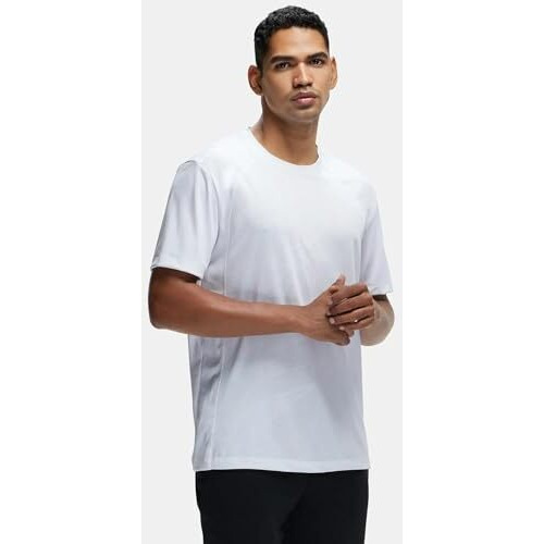 Jockey Men's Regular Fit Round Neck Half Sleeved T-Shirt With Breathable Mesh & Light Weight Microfibre Fabric Mv15_White_Xl