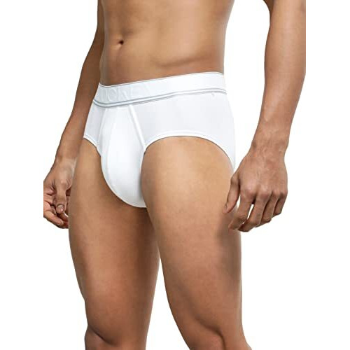 Jockey Hg15 Men's Tencel Micro Modal Elastane Stretch Solid Brief With Stay Fresh Properties_White_M