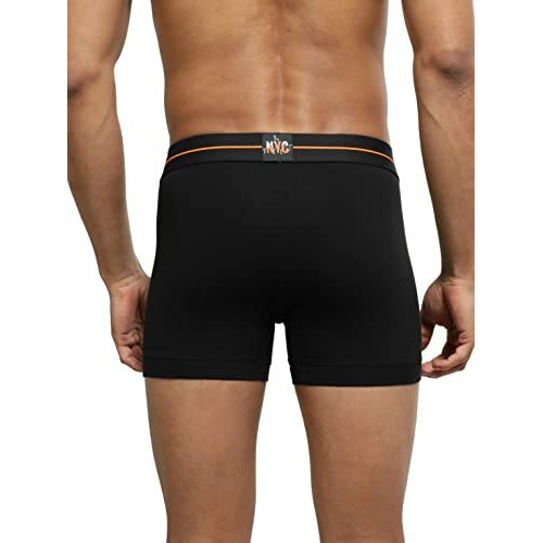 Jockey Ny16 Men's Super Combed Cotton Elastane Stretch Solid Trunk With Ultrasoft Waistband_Assorted_M (Pack Of 2_Colors & Prints May Vary)