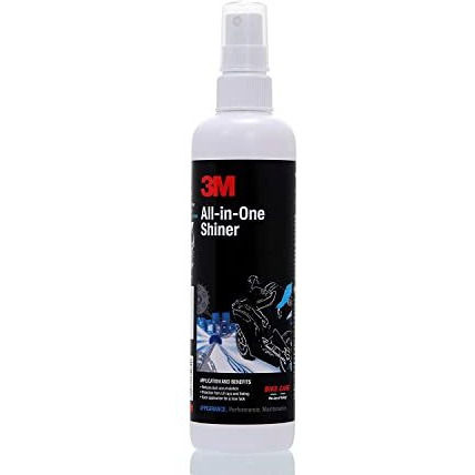 3M All-In-One Shiner (250 Ml) | Restore Shine On Plastic & Leather Parts On Bikes | Reduce Dust Accumulation