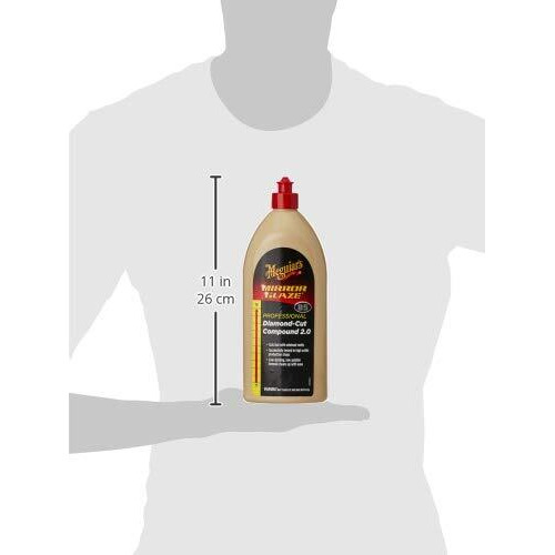 Meguiar's Mirror Glaze Professional Diamond Cut Compound 2.0 1L Bottle