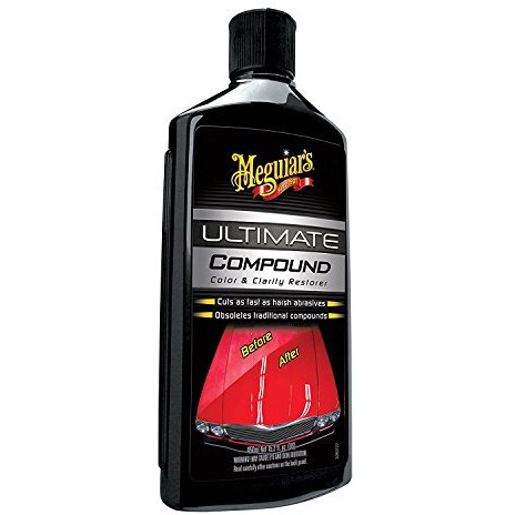 Meguiar's Ultimate Compound Micro Abrasive Technology Quickly Remove Paint Defects Scratches And Swirls Hand Application Or Da Polisher