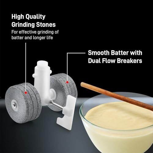 Prestige Ultima Pro 2 Litre Table Top Wet Grinder |200 Watts Heavy Duty Motor|Coconut Scraper Attachment|Atta Kneader Attachment|Stainless Steel Drum|2 Years Warranty|Silver & Black