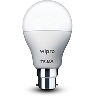 Wipro Tejas 12W Led Bulb For Home & Office |B22 Led Bulb Base |Cool Day White Light (6500K) |4Kv Surge Protection |High Voltage Protection |Eco Friendly Energy Efficient | Pack Of 20