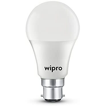 Wipro Garnet 10W Led Bulb For Home & Office |Cool Day White (6500K) | B22 Base|220 Degree Light Coverage |4Kv Surge Protection |400V High Voltage Protection |Energy Efficient | Pack Of 20