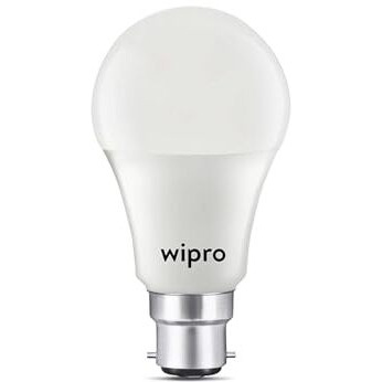 Wipro Garnet 10W Led Bulb For Home & Office |Cool Day White (6500K) | B22 Base|220 Degree Light Coverage |4Kv Surge Protection |400V High Voltage Protection |Energy Efficient | Pack Of 15