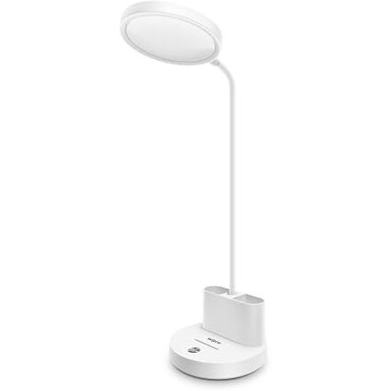 Wipro Abs 5W Rechargable Table Lamp 3 Grade Dimming (Tl3), Usb-C Charging|Led Portable Desk Lamp For Study With Pen Stand|Easy Touch Control|Glare Free Lighting |Adjustable Light Head|Pack Of 1