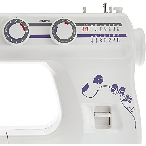 Usha Janome Wonder Stitch Automatic Zig-Zag Electric Sewing Machine ||Free Sewing Kit || 13 Built-In-Stitches || 21 Stitch Function(White) With Complementary Sewing Lessons In Nine Languages