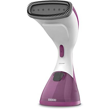 Usha Techne Direct 1000 Garment Steamer- Vertical Steaming, 920 Watts, Up To 21 G/Min (Purple & White)