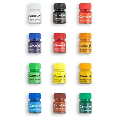 Camel Student Poster Color - 10Ml Each, 12 Shades
