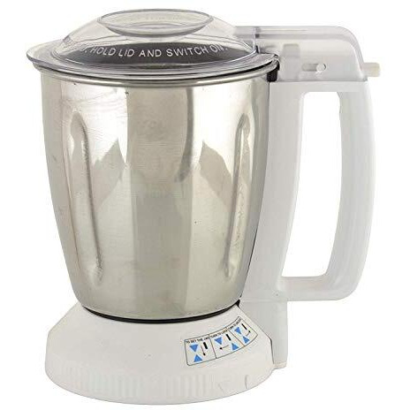Panasonic Stainless Steel Blender Jar 1.5L Mx-Sb-15 (White) Suitable For All Mx-Ac Series Mixer Grinder, 550 Watts