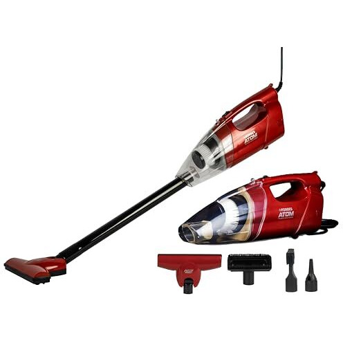 Eureka Forbes Atom 12,000 Pa Powerful Suction Power, 2-In-1, Handheld & Stick Functions, Blower Function, Can Be Used As Inflator For Toys For Home Use, With Washable Filter