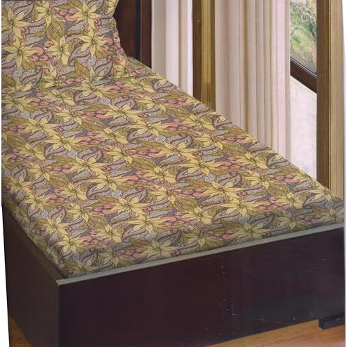 Bombay Dyeing Epigram 100% Pure Cotton Single Bedsheets Set (Bedsheet Size 224X150 Cm Or 7.35X4.92 Foot) With One Pillow Cover (Pillow Cover Size 69X46 Cm Each)