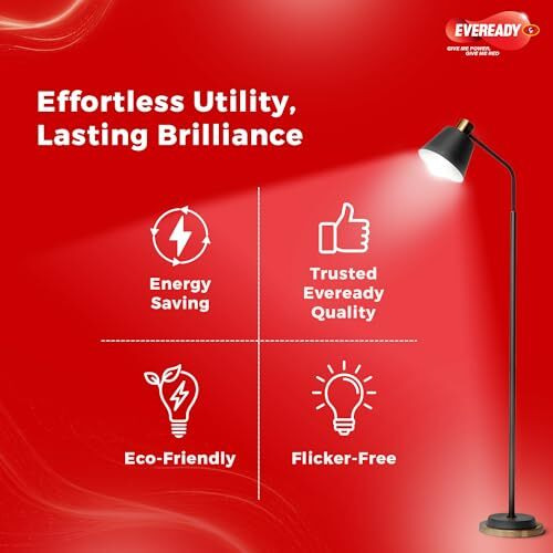 Eveready 9W Led Bulb, Cool Day Light (6500K), B22 Base, Energy-Efficient, 4Kv Surge Protection, Long-Lasting Durability - Pack Of 2