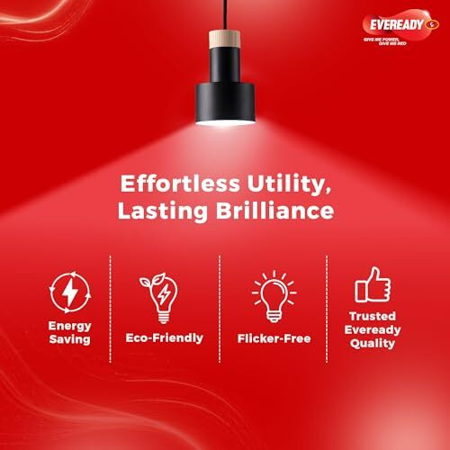 Eveready 30W Led Hammer Bulb With B22 Base, High Cri, 4Kv Surge Protection, Energy Efficient & Long Life  Cool Daylight (6500K) For Home & Commercial Use, Pack Of 6