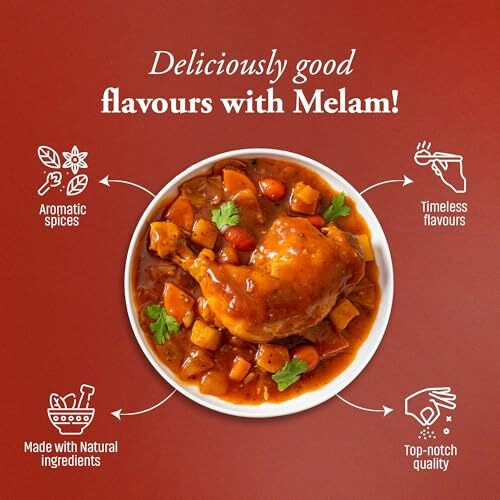 Melam Spicy & Aromatic Chicken Masala Curry Powder 500G | No Added Artificial Color & Flavourings