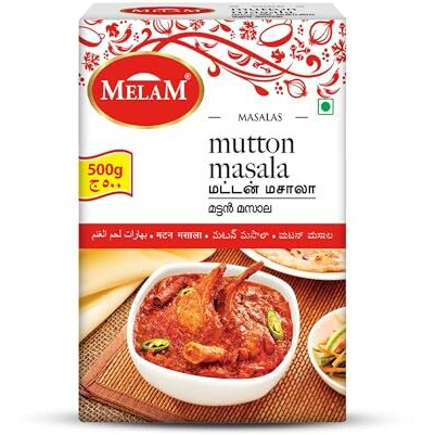 Melam Spicy Mutton Masala Powder 500G | No Added Preservatives, Artificial Colors & Flavourings