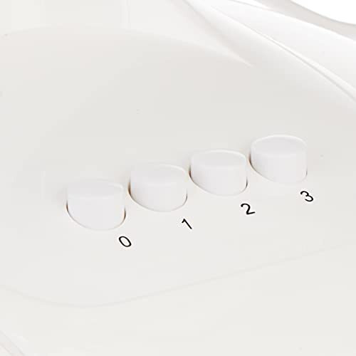 Havells Sameera 400Mm Table Fan | Jerk Free Oscillation, 120 Ribs Guard, 3 Speed Settings, 1360 Rpm Powerful Motor | Aerodynamically Designed & Balanced Pp Blades, 2 Year Warranty | (Pack Of 1, White)