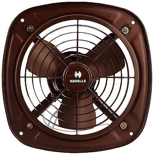 Havells Ventil Air Dsp 300Mm Exhaust Fan | Strong Air Suction, Rust Proof Body |Suitable For Bathroom, Kitchen, And Office| Warranty 2 Years | (Pack Of 1, Choco Brown)