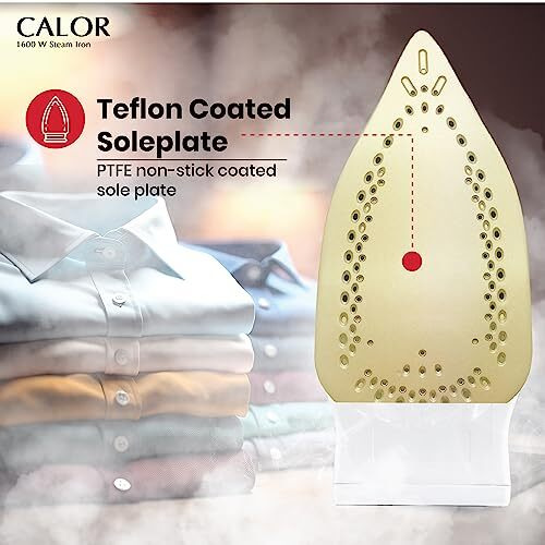 Havells Ceramic Soleplate Calor Steam Iron Press With Anti Drip Self Cleaning Function| Horizontal & Vertical Steam| Burst Steam| Non Stick Coated Sole Plate|1600 Watts| 2 Years Manufacturer Warranty