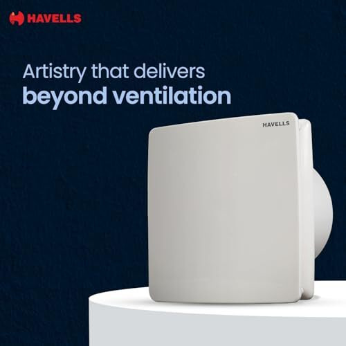 Havells 150Mm Ventil Air Zx Exhaust Fan | Strong Air Suction, Rust Proof Body And Dust Protection Shutters | Suitable For Bathroom, Kitchen & Office, 2 Year Warranty | (Pack Of 1, White)