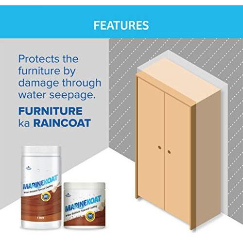 Pidilite Marinekoat Waterproof Coating For Wood Surfaces- 1 L