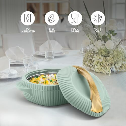 Milton Plastic Oyster Jr. Gift Set Pu Insulated Casserole, Set Of 3 (455 Ml, 860 Ml, 1275 Ml), Light Green, Bpa Free, Food Grade, Hot And Cold, Easy To Carry, Easy To Store, Chapati, Roti, Curd Maker