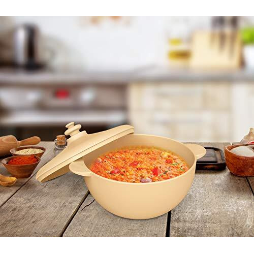 Milton Micro 1000 Plastic Casserole, 1000 Ml, Ivory