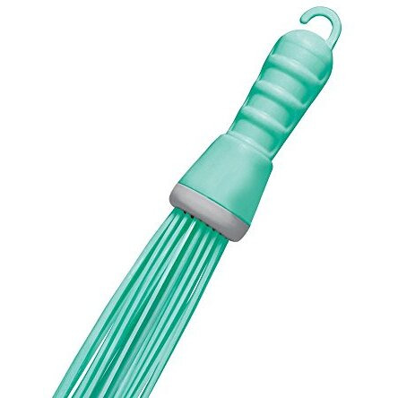 Spotzero By Milton Kharata Plastic Hard Bristle Broom (Aqual Green), Hard_Floor, Pack Of 1