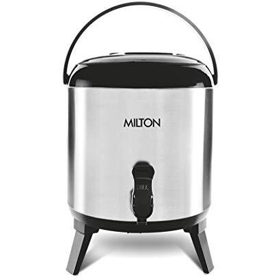Milton Stellar 6 Thermosteel Water Jug, 5.7 Litres, Steelplain