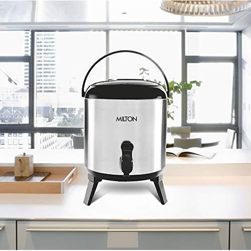 Milton Stellar 6 Thermosteel Water Jug, 5.7 Litres, Steelplain