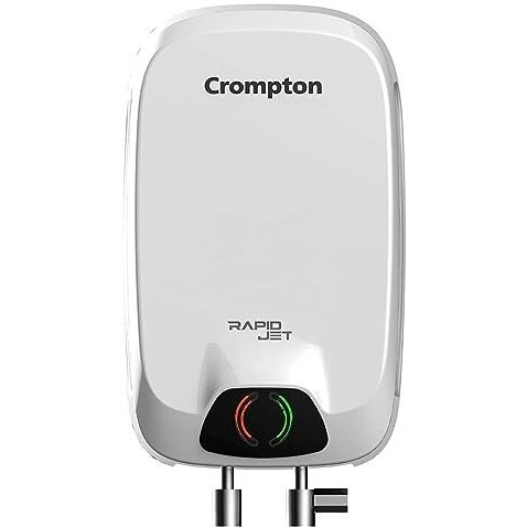 Crompton Rapid Jet 5-L Instant Water Heater With Advanced 4 Level Safety (White) (Aiwh-5Lrpidjt3Kw5Y),Wall