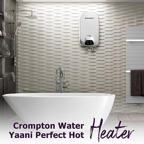 Crompton Rapid Jet 5-L Instant Water Heater With Advanced 4 Level Safety (White) (Aiwh-5Lrpidjt3Kw5Y),Wall