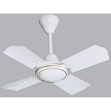Crompton Aluminium Cool Breeze 600 Mm (24 Inch) Anti Rust Small Ceiling Fan (Opal White), 4 Stars
