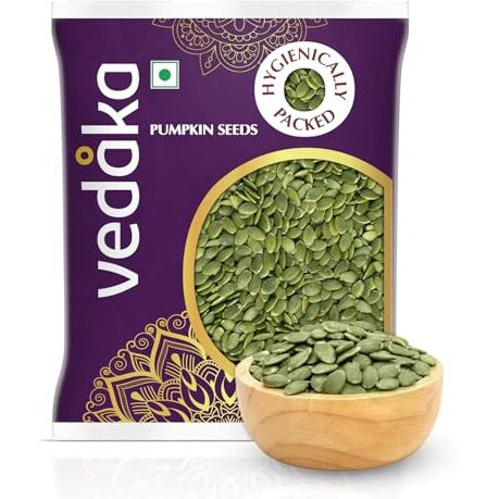 Amazon Brand - Vedaka Premium Raw Pumpkin Seeds | 200 Gram | Rich Source Of Fibre