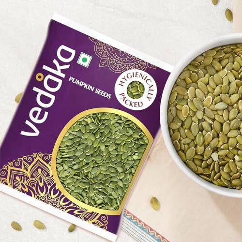 Amazon Brand - Vedaka Premium Raw Pumpkin Seeds | 200 Gram | Rich Source Of Fibre
