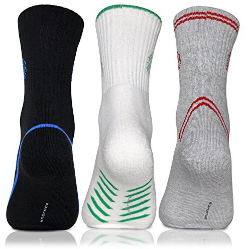 Bonjour Mens Multicolour Quarter Length 3 Pairs Of Sports Socks_Bro7007-Po3