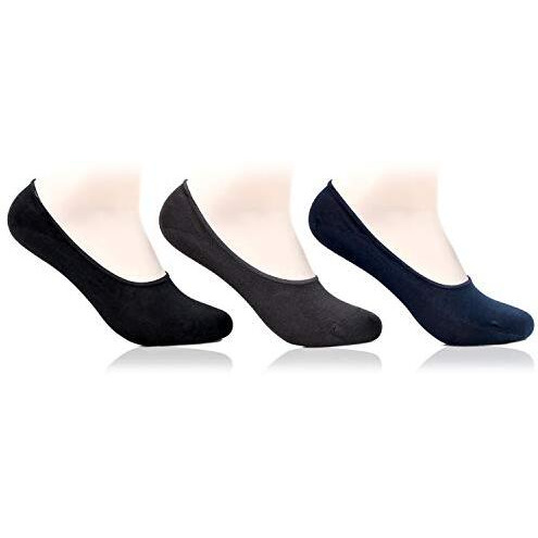 Bonjour Men's Liners Socks (Pack Of 3)(Brofm-02-Po3_Multicolor_Free Size)