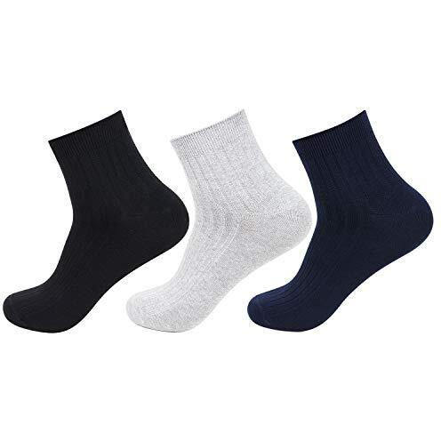 Hush Puppies Men's Cotton Ankle Length Socks (Brohpm-13A-Po3_Multicolor_Freesize)