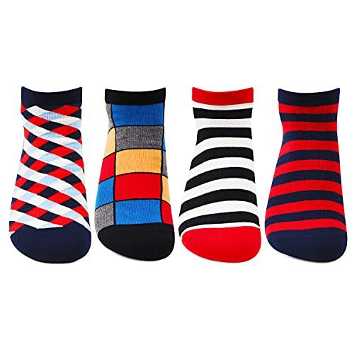 Bonjour Men's Secret -Length Bold Socks -Pack Of 4