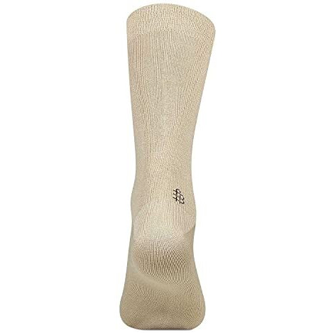 Bonjour Cotton Men Health Calf Length Socks - Beige, Free Size