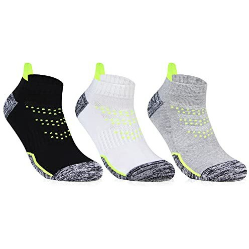 Bonjour Men's Secret Length Terry Sports Socks - Po3