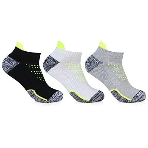 Bonjour Men's Secret Length Terry Sports Socks - Po3