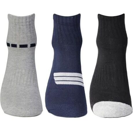 Bonjour Men's Performance Cushioned Socks | Ankle Length Sports Socks For Men's - Po3