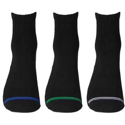 Bonjour Men's Performance Cushioned Socks | Ankle Length Sports Socks For Men's - Po3