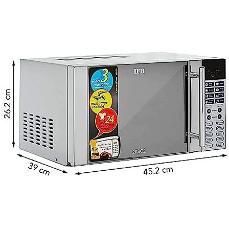 Ifb 20 L Convection Microwave Oven (20Sc2, Metallic Silver, With Starter Kit), Standard