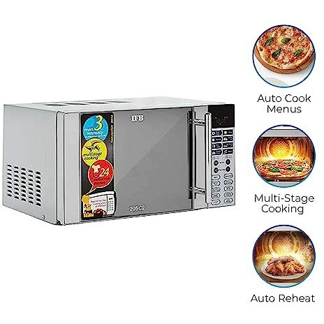 Ifb 20 L Convection Microwave Oven (20Sc2, Metallic Silver, With Starter Kit), Standard