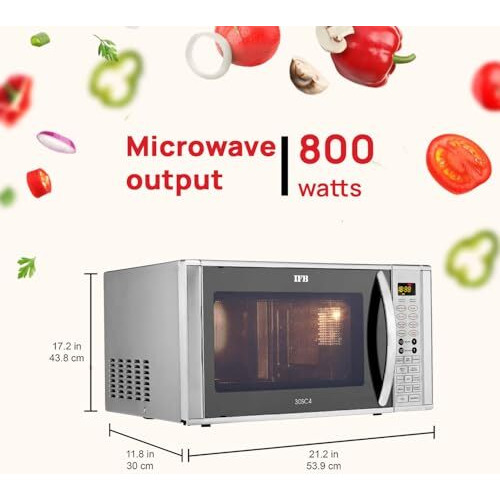 Ifb 30 L Convection Microwave Oven (30Sc4, Metallic Silver), Standard