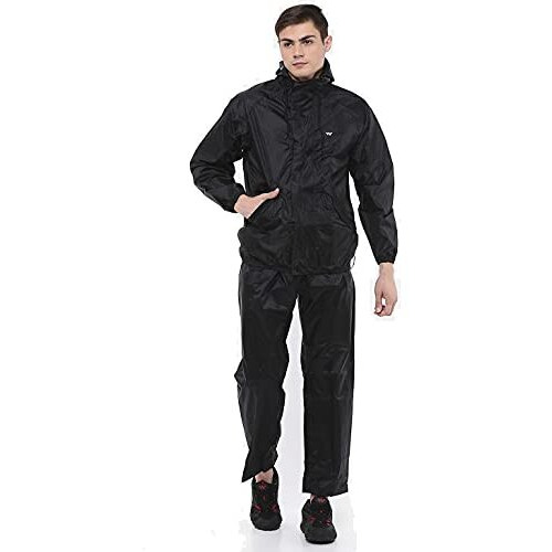 Wildcraft Hypadry Unisex Rain Cheater Suit E Plus (41310)-Xx_Large Black