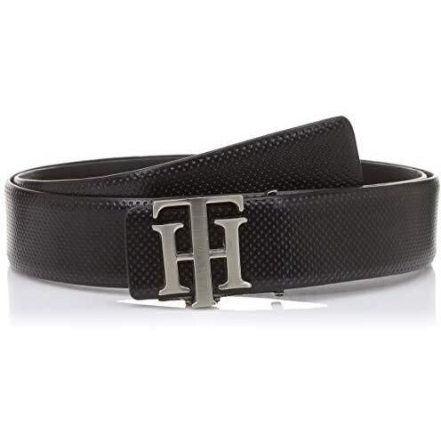 Tommy Hilfiger Yangy Leather Casual Belt For Men - M 90Cm, Black